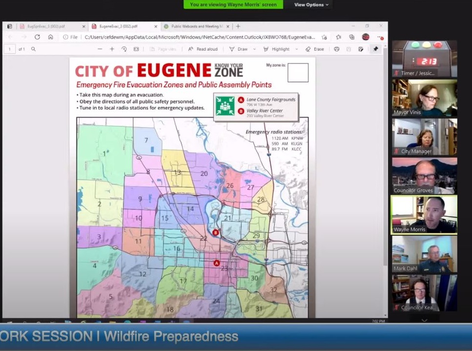 Neighbors can meet with nearby neighbors to learn about new evacuation maps. The maps come out in June.