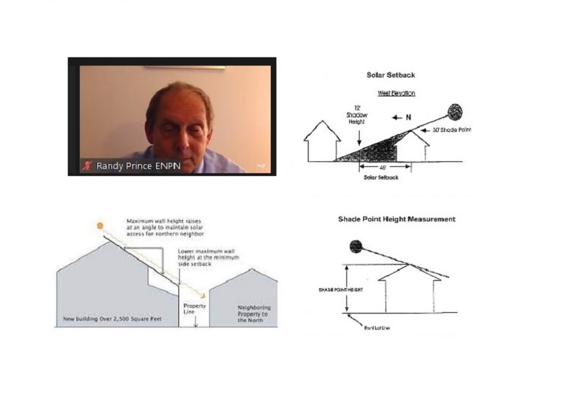 Randy Prince encouraged neighborhoods to look at preserving solar access.
