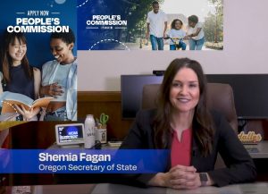 If the Legislature does not meet a Sept. 27 deadline, responsibility for redistricting passes to the Secretary of State. If that should come to pass, Shemia Fagan will convene a People's Commission.