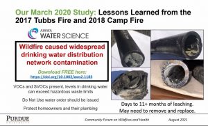 One year after the 2020 Labor Day fires, community members reviewed the contaminants left in the air, soil, and water after a wildfire.