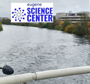 The EWEB property (as seen from the DeFazio Bridge on Thursday) could be the site for a world-class education resource and tourist destination, the Eugene Science Center.