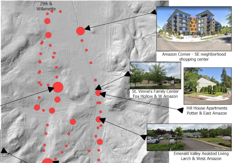 After LTD proposed removing a bus stop serving a new five-story development, neighbors want more answers about transit, parking, and housing density.