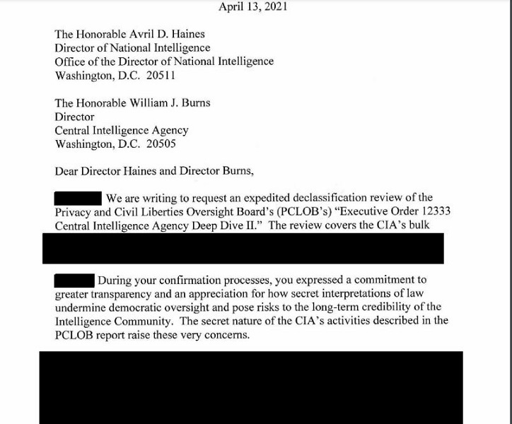 The CIA has secretly conducted its own bulk data collection program, without any oversight from Congress, the courts, or even the executive branch.