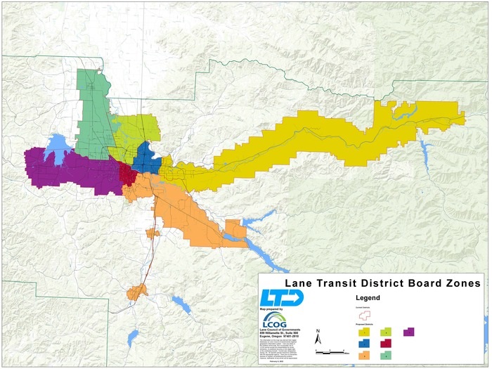 LTD heard a request to keep South Eugene in an urban district. The board takes up redistricting next month,
