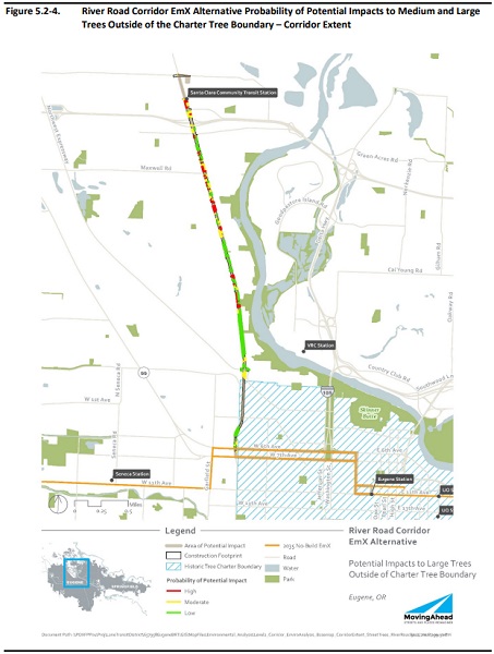 River Road EmX Tree Impacts courtesy LTD.